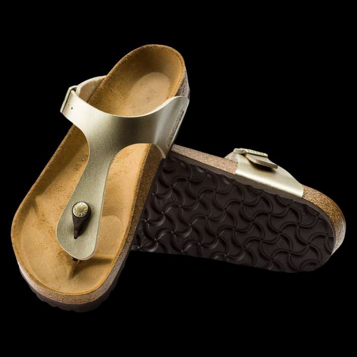 Priser på Birkenstock Gizeh Dame Sandaler - Gold - 39