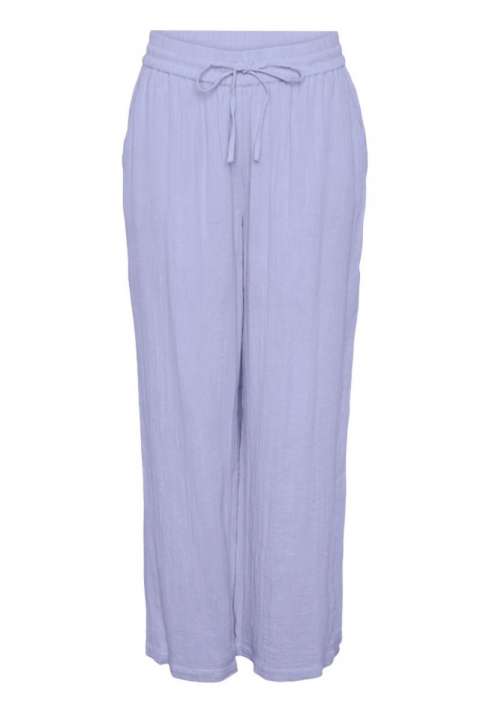 Priser på Pieces - Bukser - PC Mastina HW Wide Pants - Hydrangea