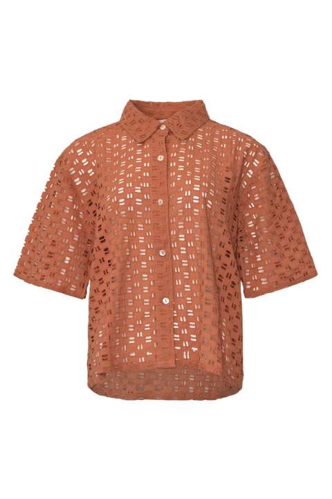 Priser på Noella - Bluse - Kealy Shirt - Terracotta