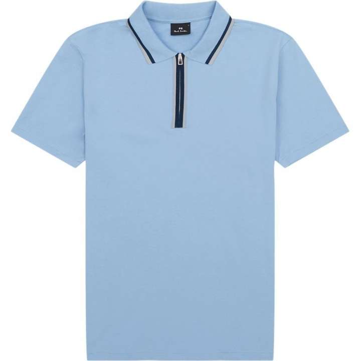Priser på PS by Paul Smith Regular fit 322Y P21511 T-shirts Lysblå