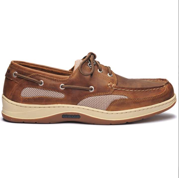 Priser på Sebago Sejlersko Cloverhitch Ii Fgl Waxed Brown Cinnamon _46