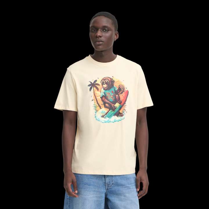 Priser på Blend Jessy Herre T-shirt - Bleached Sand - 3XL