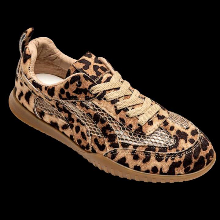 Priser på Ideal Shoes Dame Sneakers - Leopard - 38
