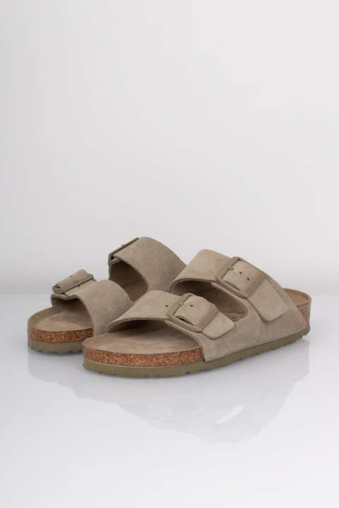 Priser på Birkenstock - Sandal - Arizona SFB LEVE - Faded Khaki
