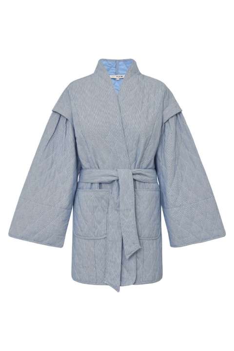 Priser på A-View - Jakke - Katie Quilt Jacket - Navy/white