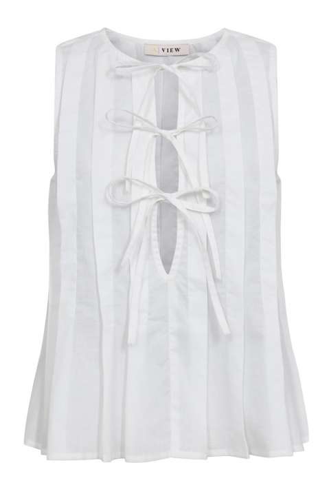 Priser på A-View - Bluse - Rosa Blouse - White