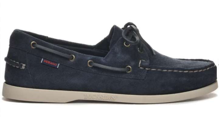 Priser på Sebago Sejlersko Portland Flesh Out Blue Navy-42