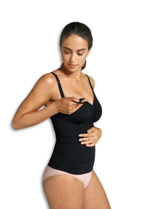 Priser på Carriwell ammetop med shapewear, sort - x-large