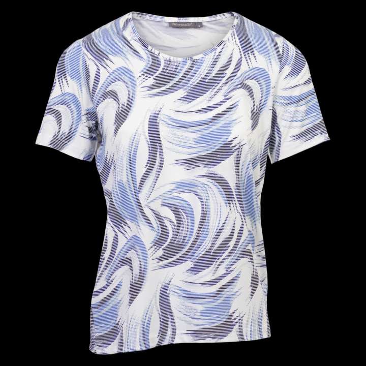 Priser på Marinello Dame T-shirt - Blue Comb - XL