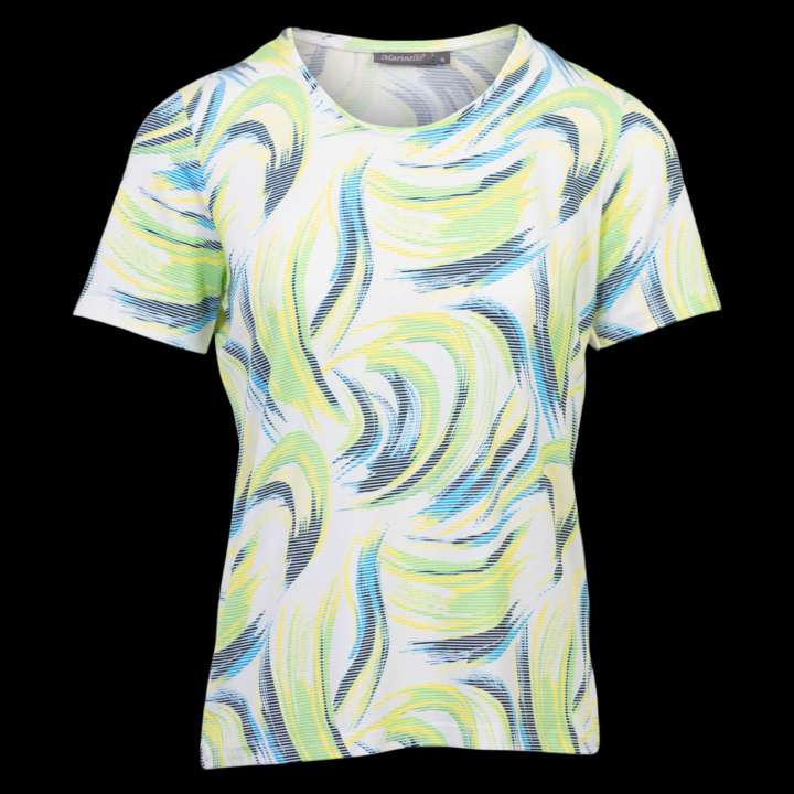 Priser på Marinello Dame T-shirt - Green Comb - L
