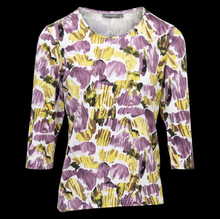 Priser på Marinello Dame T-shirt - Lilac Comb - L