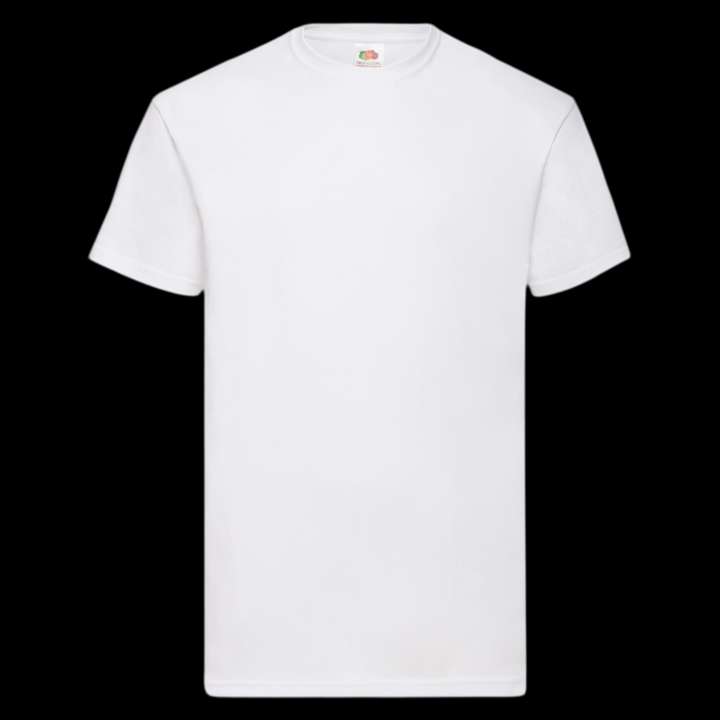 Priser på Fruit of the Loom Unisex T-shirt - Hvid - M