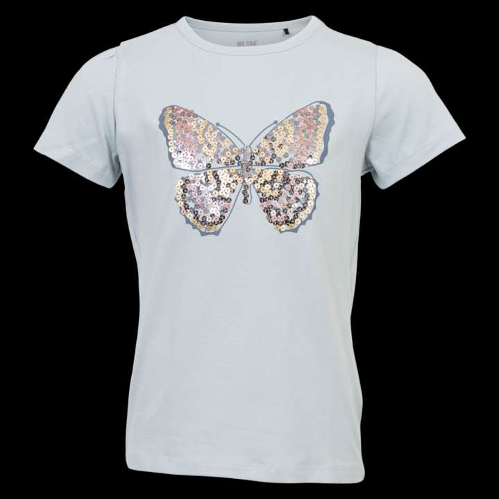 Priser på Me Too Pige T-shirt - Cloud Blue - 110
