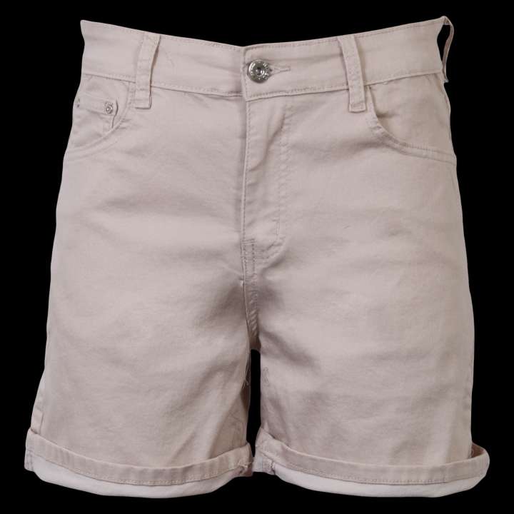 Priser på BS Jeans Dame Shorts - Beige - 42