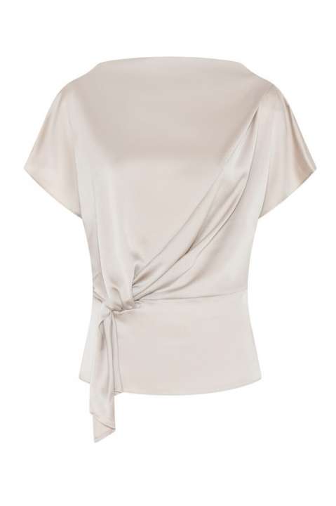 Priser på Bruuns Bazaar - Bluse - Women AcaciaBBTinja Blouse - Silver Cloud