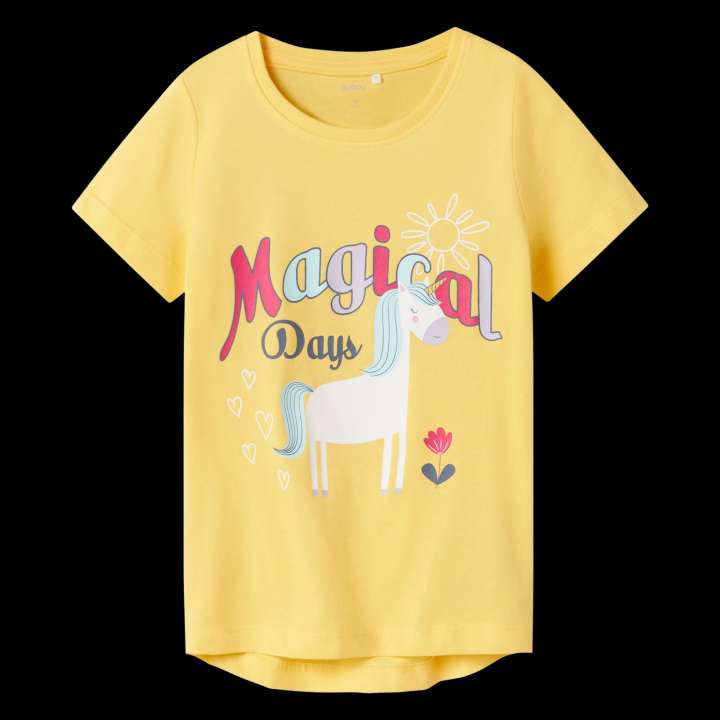 Priser på Guppy Jessica Pige T-shirt - Banana Cream - 110