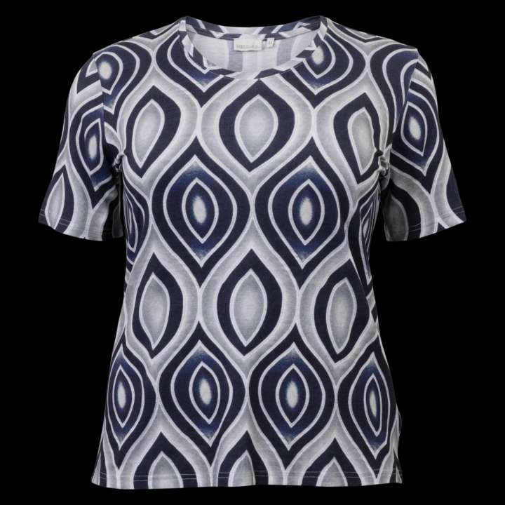 Priser på Gabriella K. Dame T-shirt - Navy Comb - 46