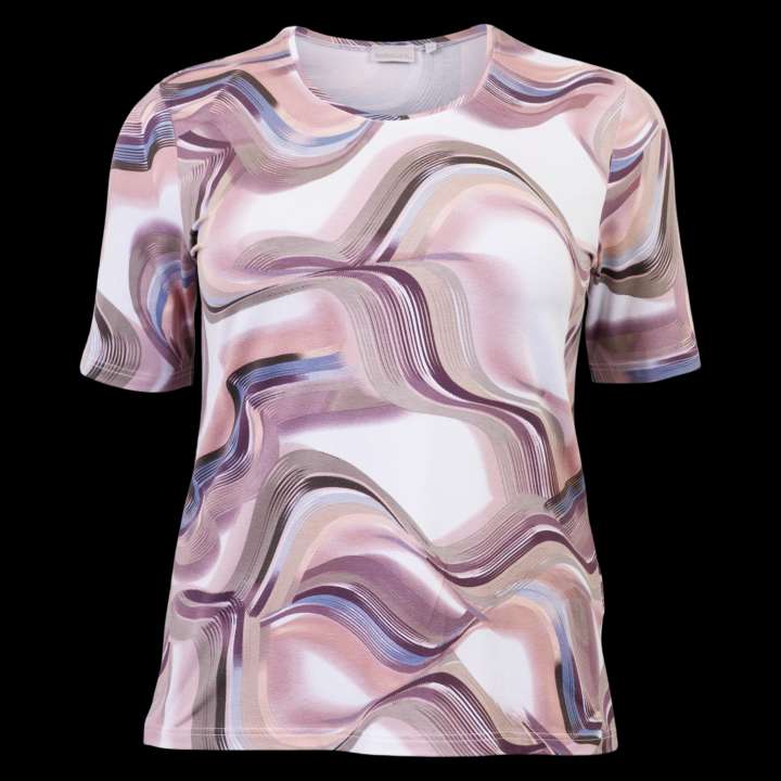 Priser på Gabriella K. Dame T-shirt - Taupe Comb - 44