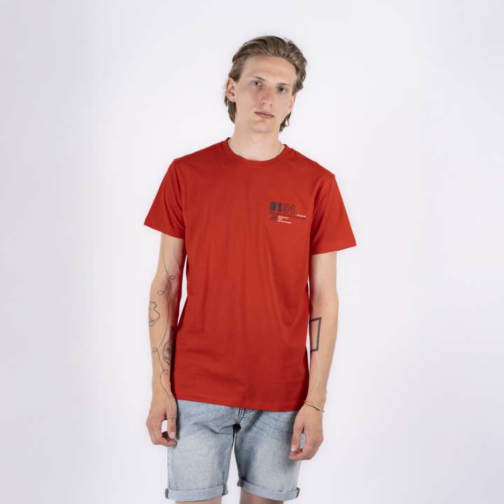 Priser på Marcus Ty Herre T-shirt - Fiery red - S