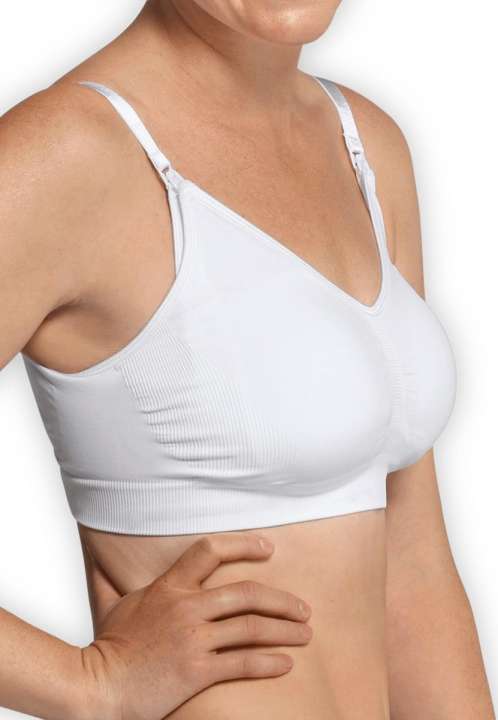 Priser på Carriwell graviditets- & amme-BH (Original seamless), hvid - medium
