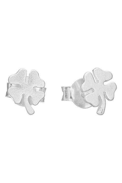 Priser på Enamel - Øreringe - Clover - Silver