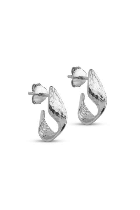 Priser på Enamel - Øreringe - Hoops, Daia - Silver