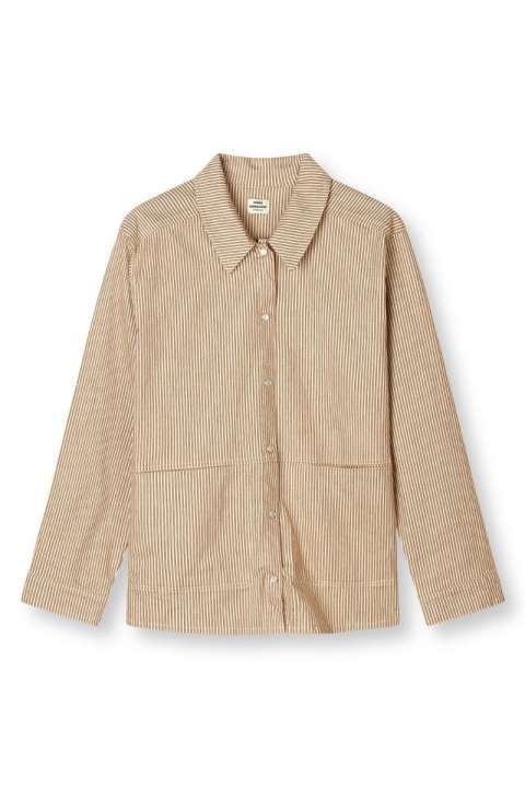 Priser på Mads Nørgaard - Skjorte - Bromi Gloria Jacket - Partridge/Whitecap Gray