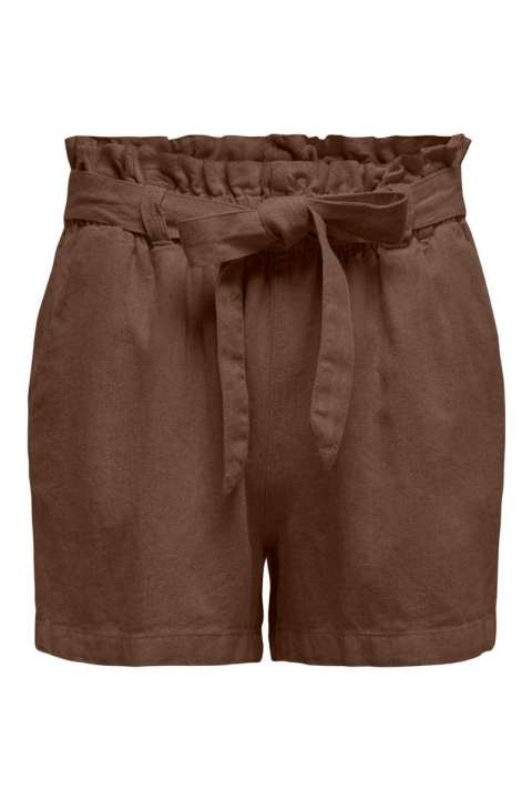 Priser på JDY - Shorts - JDY Say MW Linen Shorts - Carafe