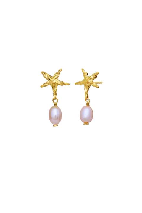 Priser på Maanesten - Øreringe - Sandie Earrings - Guld