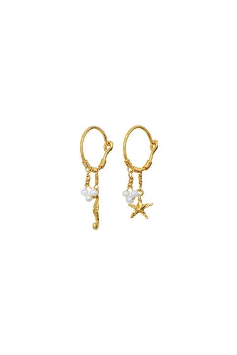 Priser på Maanesten - Øreringe - Momi Earrings - Guld