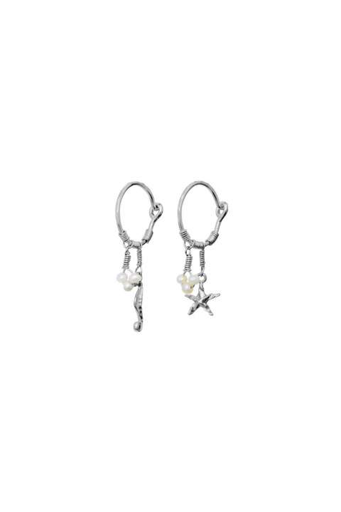 Priser på Maanesten - Øreringe - Momi Earrings - Sølv