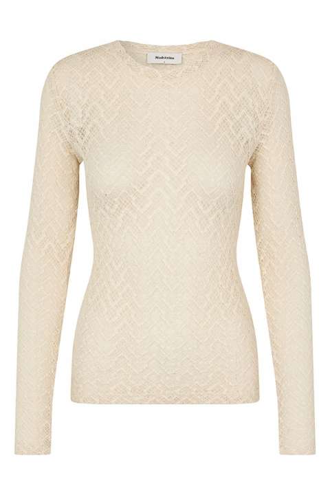 Priser på Modström - Bluse - HendrickMD LS Top - Summer Sand