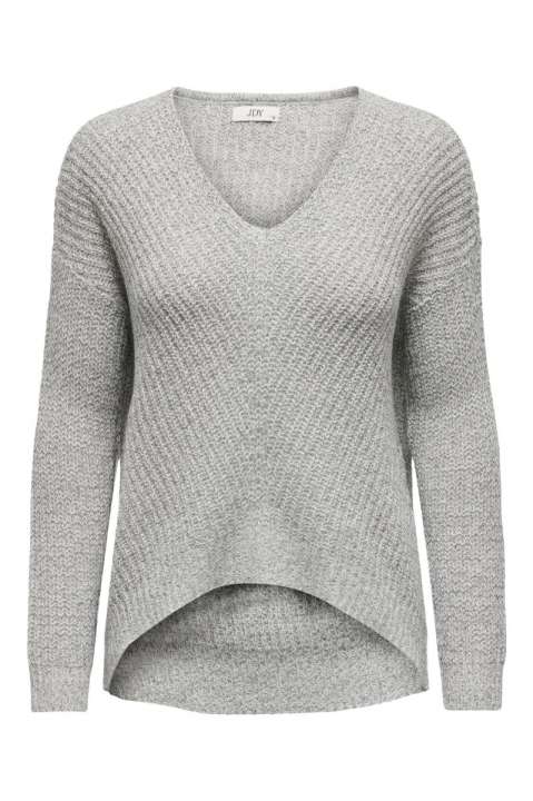 Priser på JDY - Strik - JDY New Megan L/S Pullover - Cloud Dancer