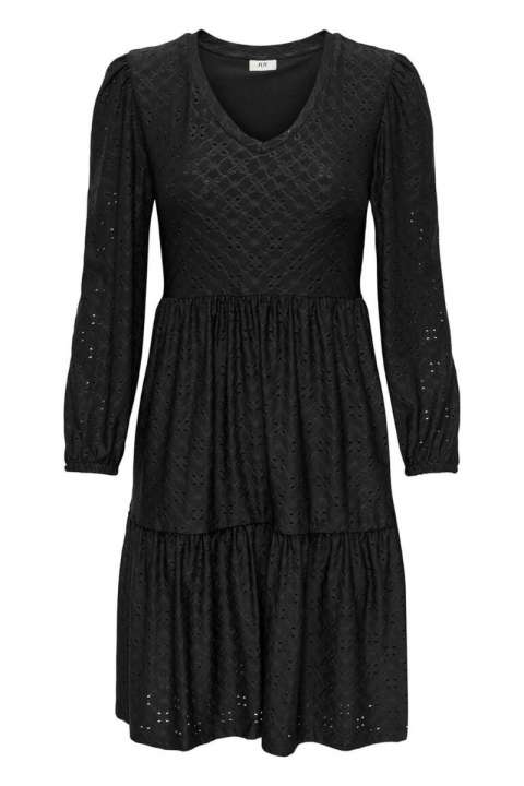 Priser på JDY - Kjole - JDY Cathinka L/S V Neck Dress - Black
