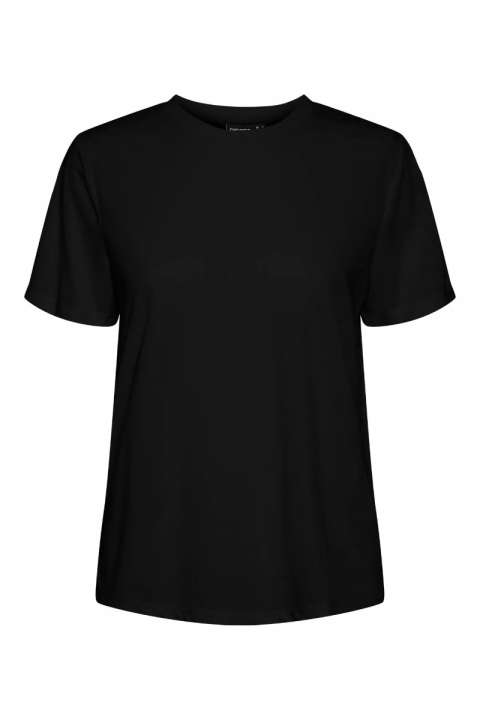 Priser på Pieces - T-shirt - Anora Ss Tee - Black