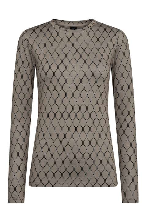 Priser på Hype The Detail - Bluse - Printed Blouse - Sand