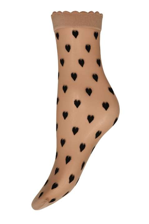 Priser på Hype The Detail - Strømper - Socks Hearts 20d - Golden