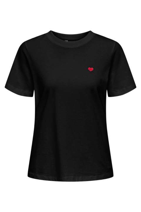 Priser på JDY - T-shirt - JDY Pisa S/S Print Top - Black
