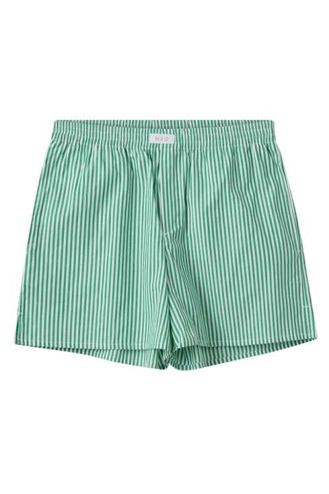 Priser på H2O - Shorts - Rønne Essential Pajamas Shorts - Green/White
