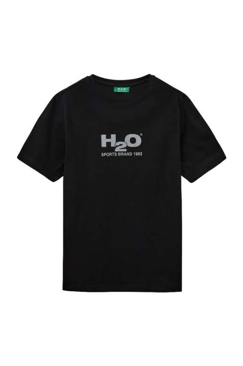 Priser på H2O - T-shirt - Logo Tee - Black/Grey