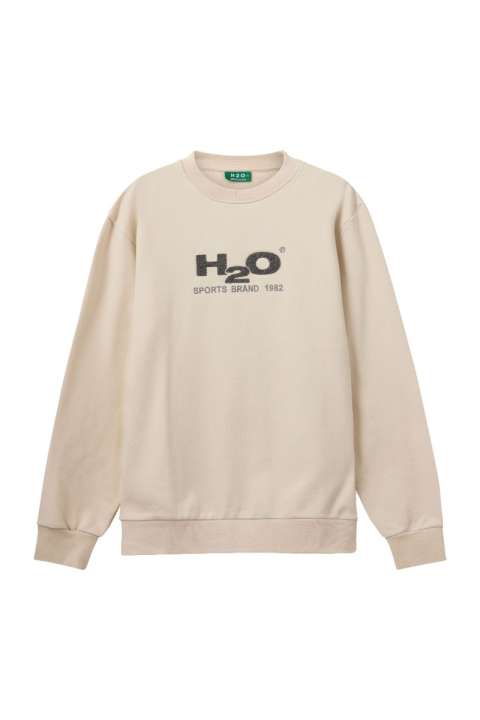 Priser på H2O - Sweat - Logo Sweat O´neck - Chalk/Grey