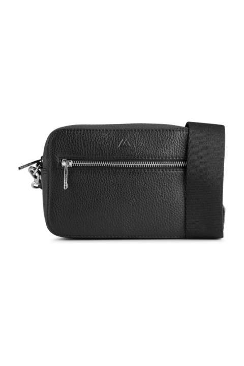 Priser på Markberg - Taske - EleaMBG Web. Cross. Bag Grain - Black w/Gold