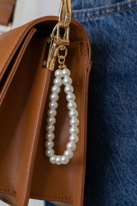 Priser på Lucky Lemon - Vedhæng - Lucca Pearl Keyhanger - Sølvfarvet