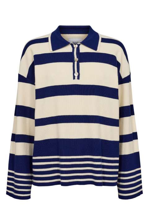 Priser på Nümph - Strik - Numonique Two Stripe Pullover - Blueprint