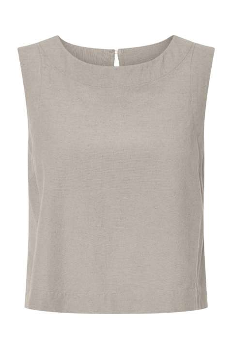 Priser på Pieces - Top - Tera SL Top - Silver Gray
