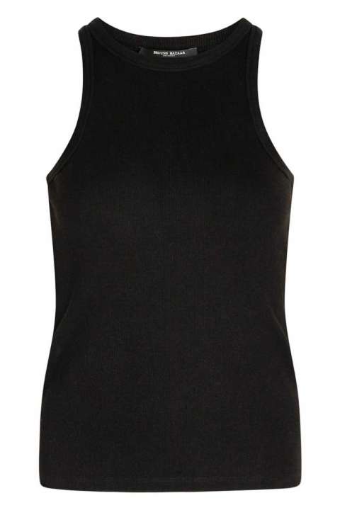 Priser på Bruuns Bazaar - Top - Katy Rib Tank Top - Black