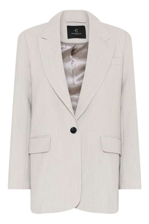 Priser på Bruuns Bazaar - Blazer - CindySusBBFrida Blazer - Silver Cloud Melange