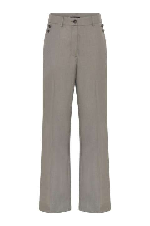 Priser på Bruuns Bazaar - Bukser - CarotaBBElizi Pants - Concrete