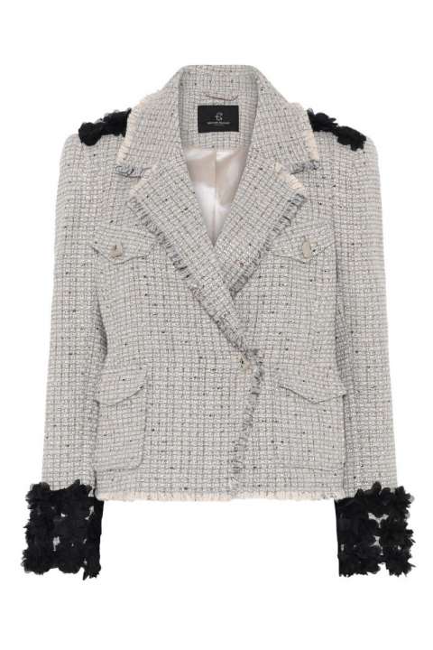 Priser på Bruuns Bazaar - Blazer - FumewortBBZohie blazer - Grey Check