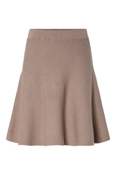 Priser på Y.A.S - Nederdel - Fonny Hw Knit Skirt S. - Fungi